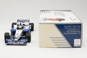 Williams FW23 BMW #5 R. Schumacher Practice San Marino GP 2001 Minichamps 1:18 80430146710 Kov – obrázok 6 z 6