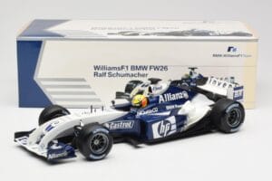 Williams FW26 BMW #4 R. Schumacher F1 2004 Minichamps 1:18 80430309495 Kov – obrázok 6 z 6