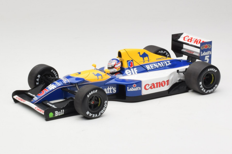 Williams FW14B Renault #5 N. Mansell Canon Williams Team F1 World Champion 1992 Minichamps 1:18 186920005 Kov
