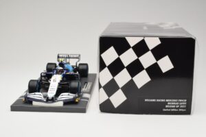 Williams Racing Mercedes FW43B #6 N. Latifi Belgian GP 2021 Minichamps 1:18 117211306 Kov – obrázok 6 z 6