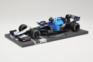 Williams Racing Mercedes FW43B #6 N. Latifi Saudi Arabian GP 2021 Minichamps 1:18 117212206 Kov – obrázok 2 z 6