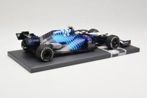 Williams Racing Mercedes FW43B #6 N. Latifi Saudi Arabian GP 2021 Minichamps 1:18 117212206 Kov – obrázok 3 z 6