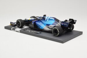 Williams Racing Mercedes FW43B #63 G. Russell Saudi Arabian GP 2021 Minichamps 1:18 117212263 Kov – obrázok 5 z 6