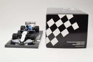 Williams Racing Mercedes FW43B #63 G. Russell Saudi Arabian GP 2021 Minichamps 1:18 117212263 Kov – obrázok 6 z 6