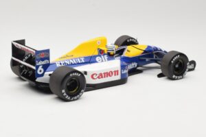 Williams Renault FW14B #6 R. Patrese 1992 Minichamps 1:18 110920006 Kov – obrázok 3 z 8