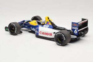 Williams Renault FW14B #6 R. Patrese 1992 Minichamps 1:18 110920006 Kov – obrázok 5 z 8