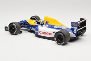 Williams Renault FW14B #6 R. Patrese 1992 Minichamps 1:18 110920006 Kov – obrázok 7 z 8