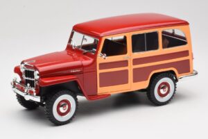 Willys Jeep Station Wagon Červený Road Signature 1:18 92858 Kov