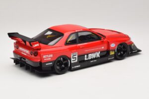 Nissan Skyline ER34 LB Super Silhouette Active Red GT Spirit 1:18 GT570 Živica – obrázok 2 z 6