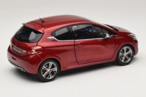 Peugeot 208 GTI Rubis Red Norev 1:18 184700 Kov – obrázok 3 z 8