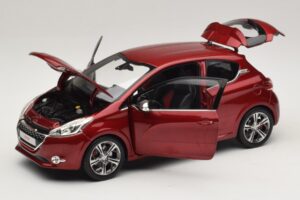 Peugeot 208 GTI Rubis Red Norev 1:18 184700 Kov – obrázok 2 z 8