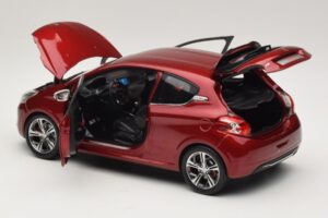 Peugeot 208 GTI Rubis Red Norev 1:18 184700 Kov – obrázok 5 z 8