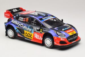Ford Puma Rally1 #22 M. Sesks / R. Francis Rally Sweden 2025 IXO 1:18 18RMC240 Kov – obrázok 4 z 6