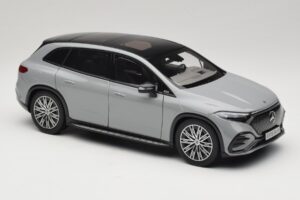 Mercedes EQS SUV X296 Manufaktur Alpine Grey NZG 1:18 B66960591 Kov – obrázok 6 z 8