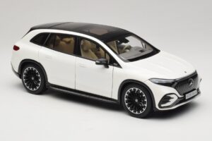 Mercedes EQS SUV X296 Manufaktur Diamond White NZG 1:18 B66960590 Kov – obrázok 6 z 8