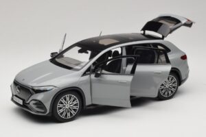 Mercedes EQS SUV X296 Manufaktur Alpine Grey NZG 1:18 B66960591 Kov – obrázok 2 z 8
