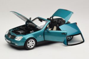 Mercedes SLK R170 Vivianite Green Norev 1:18 183021 Kov – obrázok 2 z 10
