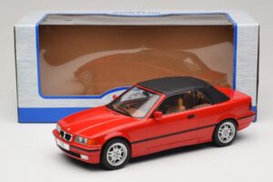BMW 3 Series E36 Kabriolet Červený MCG 1:18 MCG18317 Kov – obrázok 7 z 7
