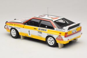 Audi Quattro #1 W. Rohrl / C. Geistdorfer Rally Monte Carlo Winner 1984 Minichamps 1:18 A5-5894 Kov – obrázok 5 z 6