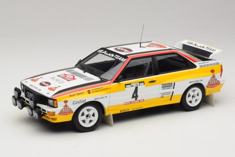 Audi Quattro A2 #4 W. Rohrl / C. Geistdorfer Rally Portugal 1984 Minichamps 1:18 153841104 Kov