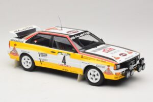Audi Quattro A2 #4 W. Rohrl / C. Geistdorfer Rally Portugal 1984 Minichamps 1:18 153841104 Kov – obrázok 4 z 6