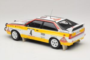 Audi Quattro A2 #4 W. Rohrl / C. Geistdorfer Rally Portugal 1984 Minichamps 1:18 153841104 Kov – obrázok 5 z 6