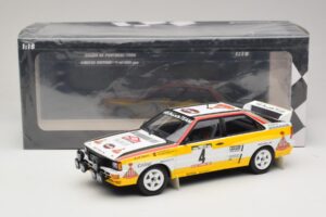 Audi Quattro A2 #4 W. Rohrl / C. Geistdorfer Rally Portugal 1984 Minichamps 1:18 153841104 Kov – obrázok 6 z 6