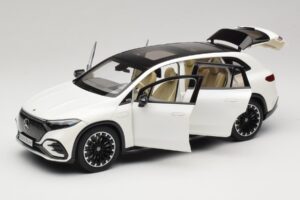 Mercedes EQS SUV X296 Manufaktur Diamond White NZG 1:18 B66960590 Kov – obrázok 2 z 8