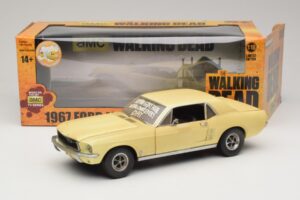 Ford Mustang Coupe Žltý The Walking Dead Greenlight 1:18 12958 Kov – obrázok 8 z 8
