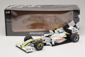 Brawn GP BGP001 #22 J. Button Singapore GP 2009 Minichamps 1:18 180090222 Živica – obrázok 7 z 7