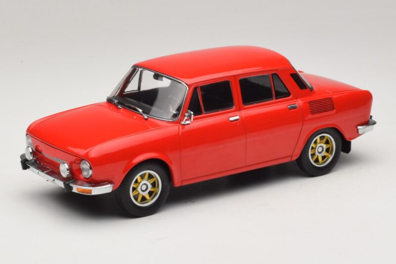 Skoda 100 Červený Zlaté Disky MCG 1:18 MCG18784 Kov