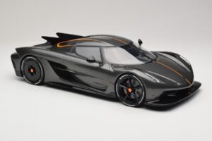 Koenigsegg Jesko Absolut 0-400-0 km/h Rekord Graphite Grey GT Spirit 1:12 GT575 Živica – obrázok 4 z 6