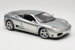 Ferrari 360 Modena Chrómová Strieborná Hot Wheels 1:18 27774 Kov – obrázok 6 z 8