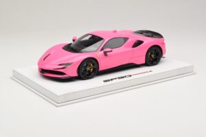 Ferrari SF90 Pack Fiorano Lesklý Qatar Pink BBR 1:18 RACELINE137 Živica