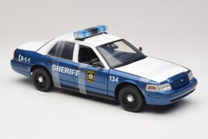Ford Crown Victoria Police Interceptor The Walking Dead Greenlight 1:18 12957 Kov – obrázok 4 z 6