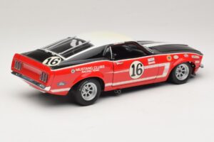 Ford Mustang Boss 302 #16 Bud Moore Engineering G. Follmer Trans-Am 1969 OEM 1:18 FORD006 Kov – obrázok 3 z 8