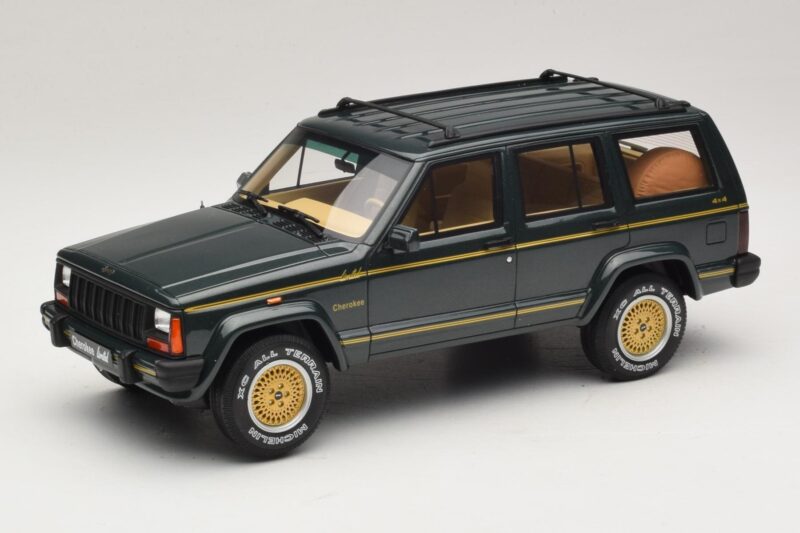 Jeep Cherokee XJ Limited Dark Hunter Green Otto 1:18 OT1340 Živica