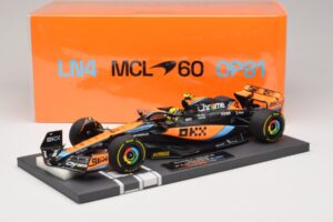 McLaren MCL60 #4 L. Norris 2nd Place Hungarian GP 2023 Minichamps 1:18 537233004 Živica – obrázok 7 z 7