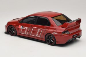 Mitsubishi Lancer Evolution IX MR Fast & Furious Červený Ignition Model 1:18 2374 Živica – obrázok 5 z 6