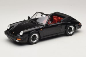 Porsche 911 3.2 Carrera Kabriolet Čierny Minichamps 1:18 100063035 Kov