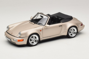 Porsche 911 964 Turbo Look Kabriolet Zermatt Silver Norev 1:18 187140 Kov