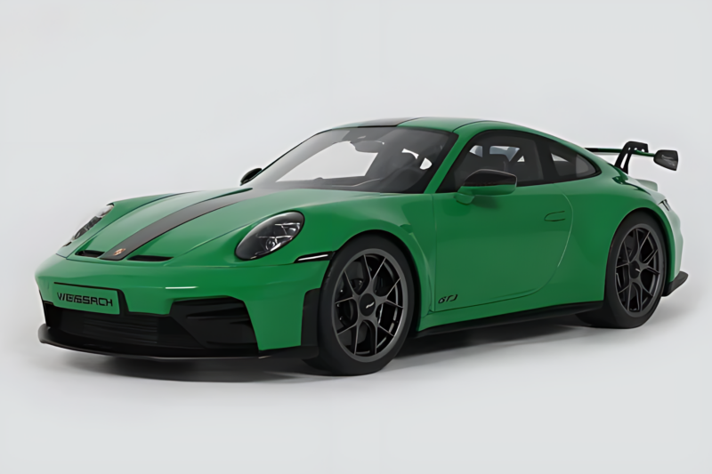 Porsche 911 992.2 GT3 Weissach Package Python Green GT Spirit 1:18 GT576 Živica