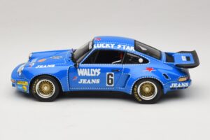 Porsche 911 RSR #6 Wallys Jeans Nurburgring 1974 Spark 1:18 18S088 Živica – obrázok 3 z 6