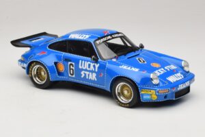 Porsche 911 RSR #6 Wallys Jeans Nurburgring 1974 Spark 1:18 18S088 Živica – obrázok 4 z 6