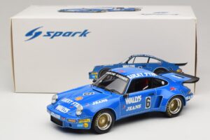 Porsche 911 RSR #6 Wallys Jeans Nurburgring 1974 Spark 1:18 18S088 Živica – obrázok 6 z 6