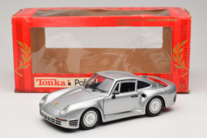 Porsche 959 Strieborný Tonka 1:18 22213 Kov – obrázok 8 z 8