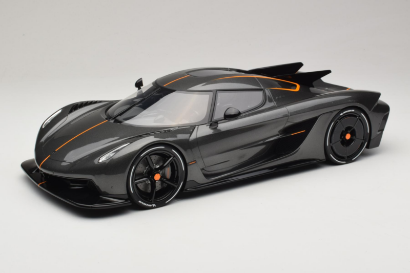 Koenigsegg Jesko Absolut 0-400-0 km/h Rekord Graphite Grey GT Spirit 1:12 GT575 Živica