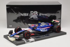 Visa Cash App RB VCARB 01 Y. Tsunoda 2024 Minichamps 1:18 117240122 Živica – obrázok 7 z 7