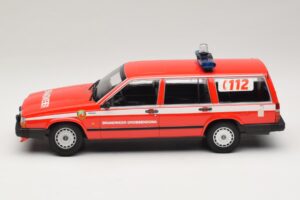 Volvo 740 GL Kombi Brandweer Grobbendonk Minichamps 1:18 155171795 Kov – obrázok 3 z 6
