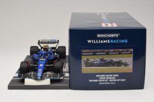 Williams Racing FW45 L. Sargeant British GP 2023 Minichamps 1:18 117231102 Živica – obrázok 6 z 7